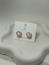 Golden Pearl Earrings