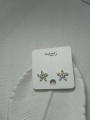 Golden starfish style Earrings