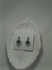 Crystal Clover With Rube Pearl Earrings