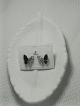 Butterfly Shaped Crystal Clover Earrings