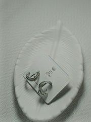 Premium Silver With Korean Spark Earrings