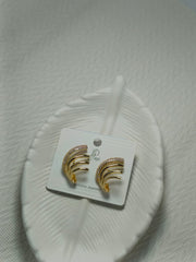 Gold Polished Premium Earrings