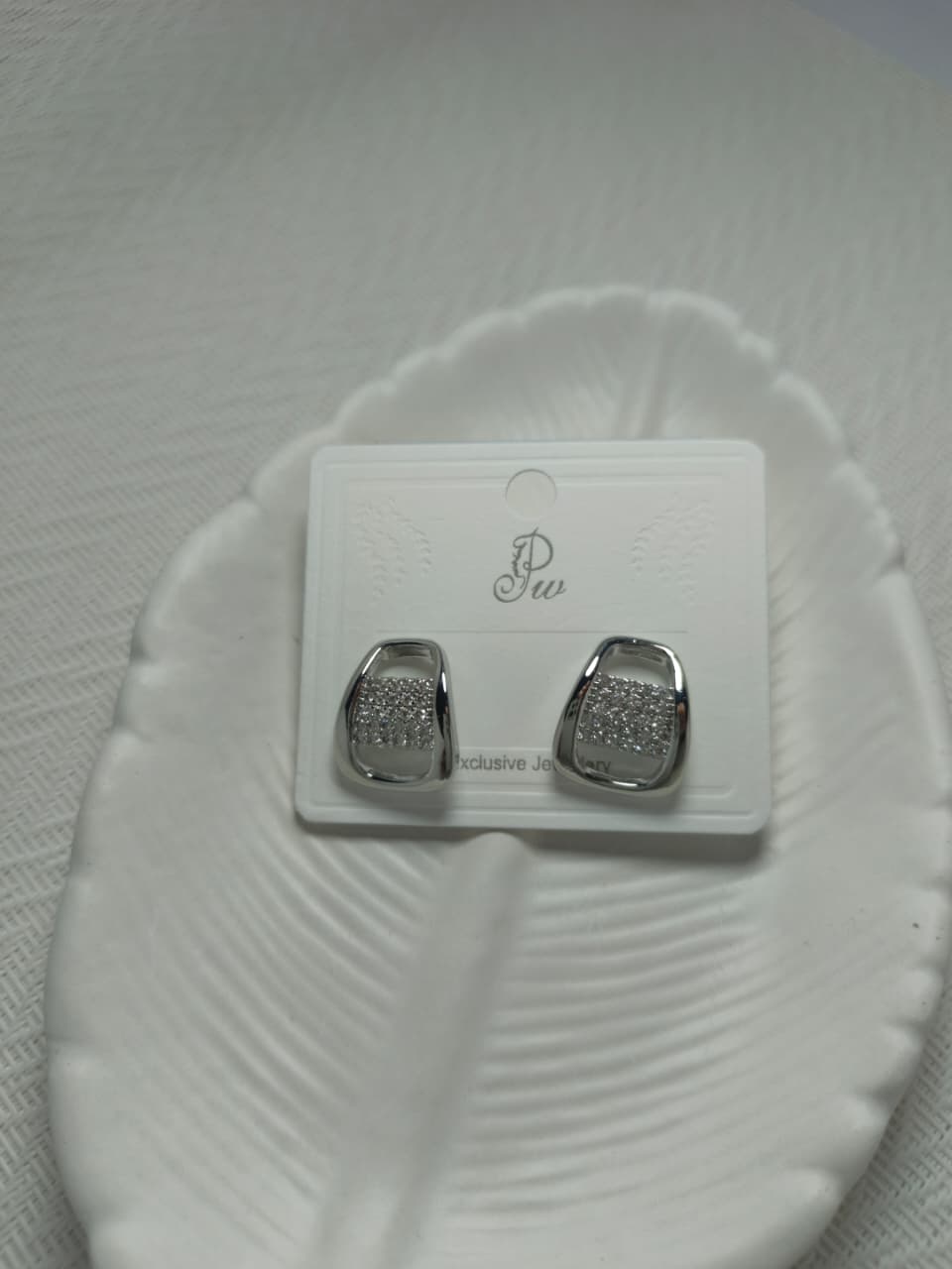 Korean Silver Sparkle Earrings