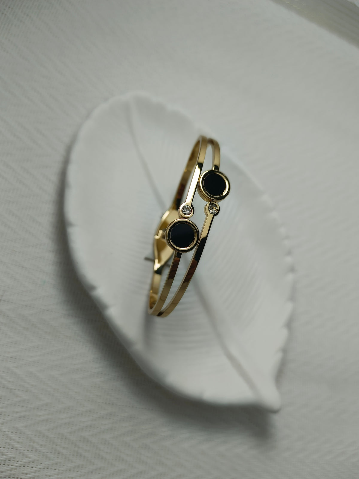 Gold Polished with Two Rube