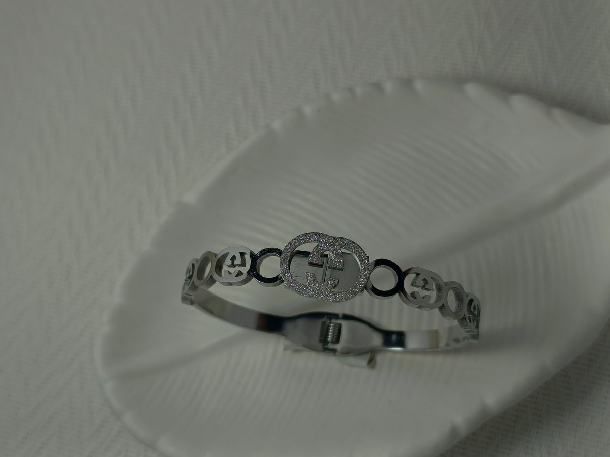 Stainless Steel Premium Silver Bangle